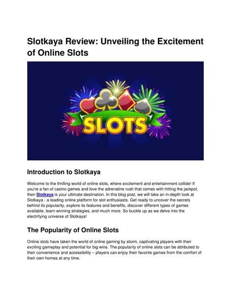 SLOTKAYA Review .